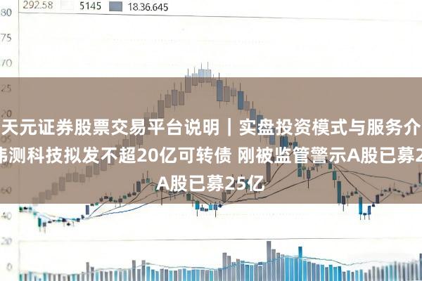 天元证券股票交易平台说明｜实盘投资模式与服务介绍 伟测科技拟发不超20亿可转债 刚被监管警示A股已募25亿
